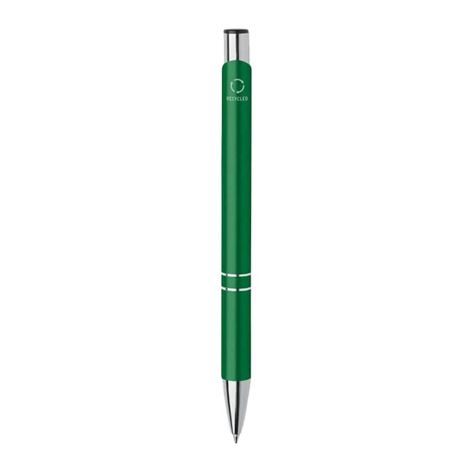 image 1 of MidOcean Bern Ra Recycled Aluminium Ballpoint Pen - Green - 13.7cm x 1cm