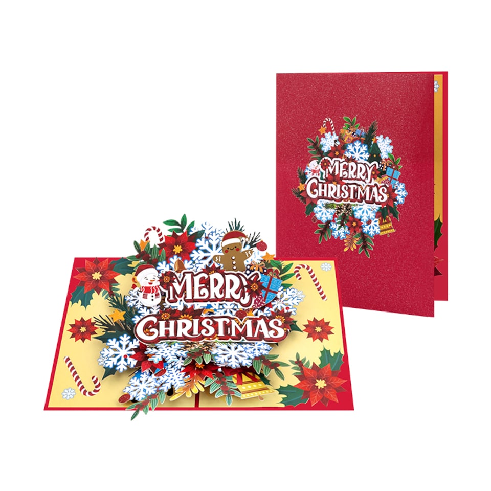 image 1 of Season’s Sparkle 3D Pop Up Christmas Card