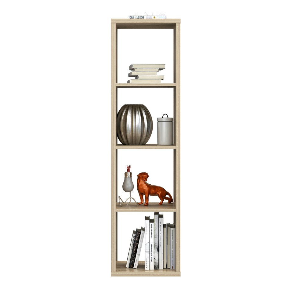 image 1 of Mauro 3 Shelves Storage Unit in Sonoma Oak
