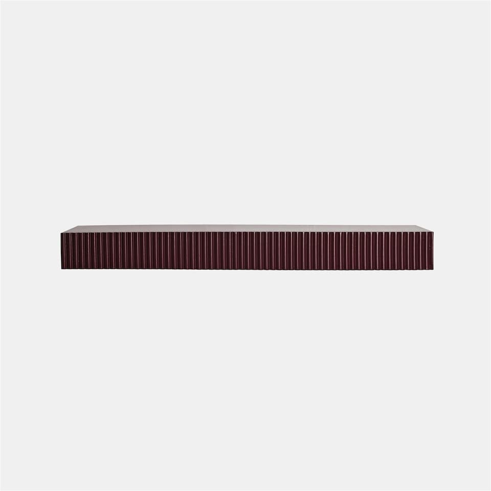 OHS Ribbed Rectangle Shelf Wall Mounted Storage Space Saving Modern