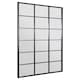 image 6 of The Fenestra - Black Modern Window Leaner / Wall Mirror 69" X 33" (174CM X 85CM) Black