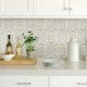 image 3 of NuWallpaper NU3252 Alida Peel & Stick Wallpaper, Grey & Yellow Multi