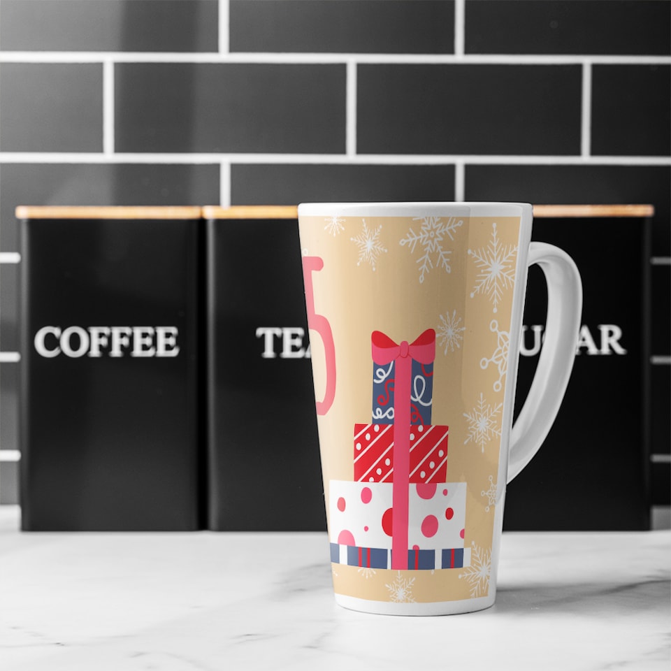 image 1 of Advent Calendar 25 Days Of Christmas Dining Latte Mug