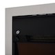 image 7 of HOMCOM Electric Fireplace 1 & 2KW LED Fire Remote Control Heater Silver