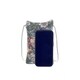image 2 of Signare Crossbody Smart Phone Bag - Grey Strawberry Thief Multi