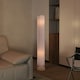 image 2 of HOMCOM Tall Floor Lamp Lighting w/ Fabric Shade for Bedroom Living Room Grey