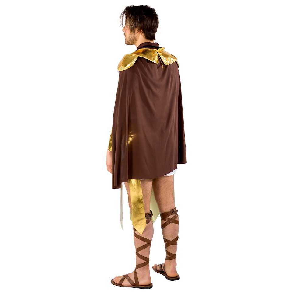 image 1 of Mens Mighty Gladiator Costume | Gold | gold | S | 1