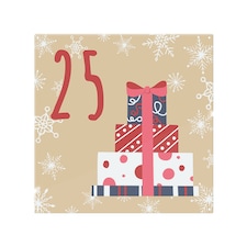 Advent Calendar 25 Days Of Christmas Dining Splash Back | White