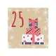 image 1 of Advent Calendar 25 Days Of Christmas Dining Splash Back | White