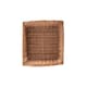 image 3 of Wicker Double Steamed Open Storage Basket Extra Large | Brown | Brown