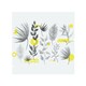 image 1 of Selection Of Leaves Splash Back | White