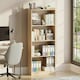image 1 of Vida Designs Cambridge 4 Tier Large Bookcase Display Storage, Oak