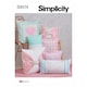 image 1 of Simplicity 9574 Paper Sewing Pattern – Cushion, Os (One Size), Intermediate