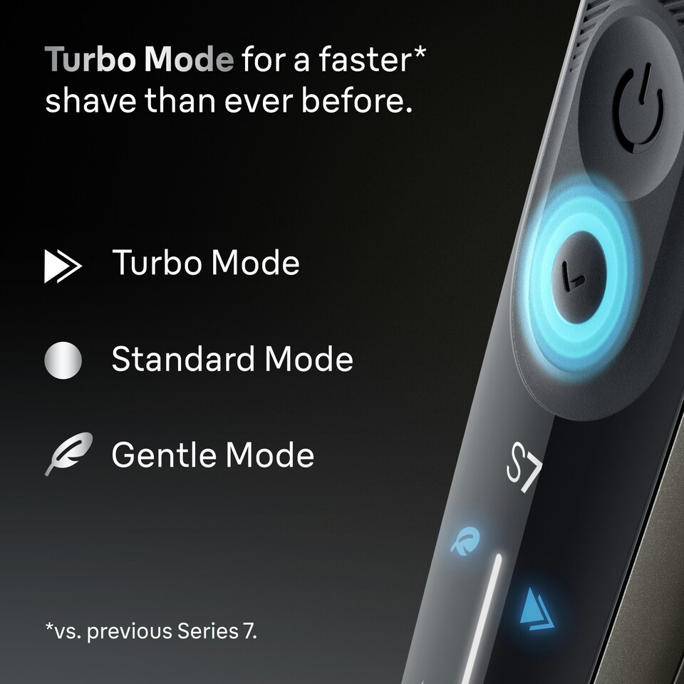 image 1 of Braun Electric Shaver, Series 7, With SmartCare Center, EasyClick Attachments, 72-C7650cc, Gold