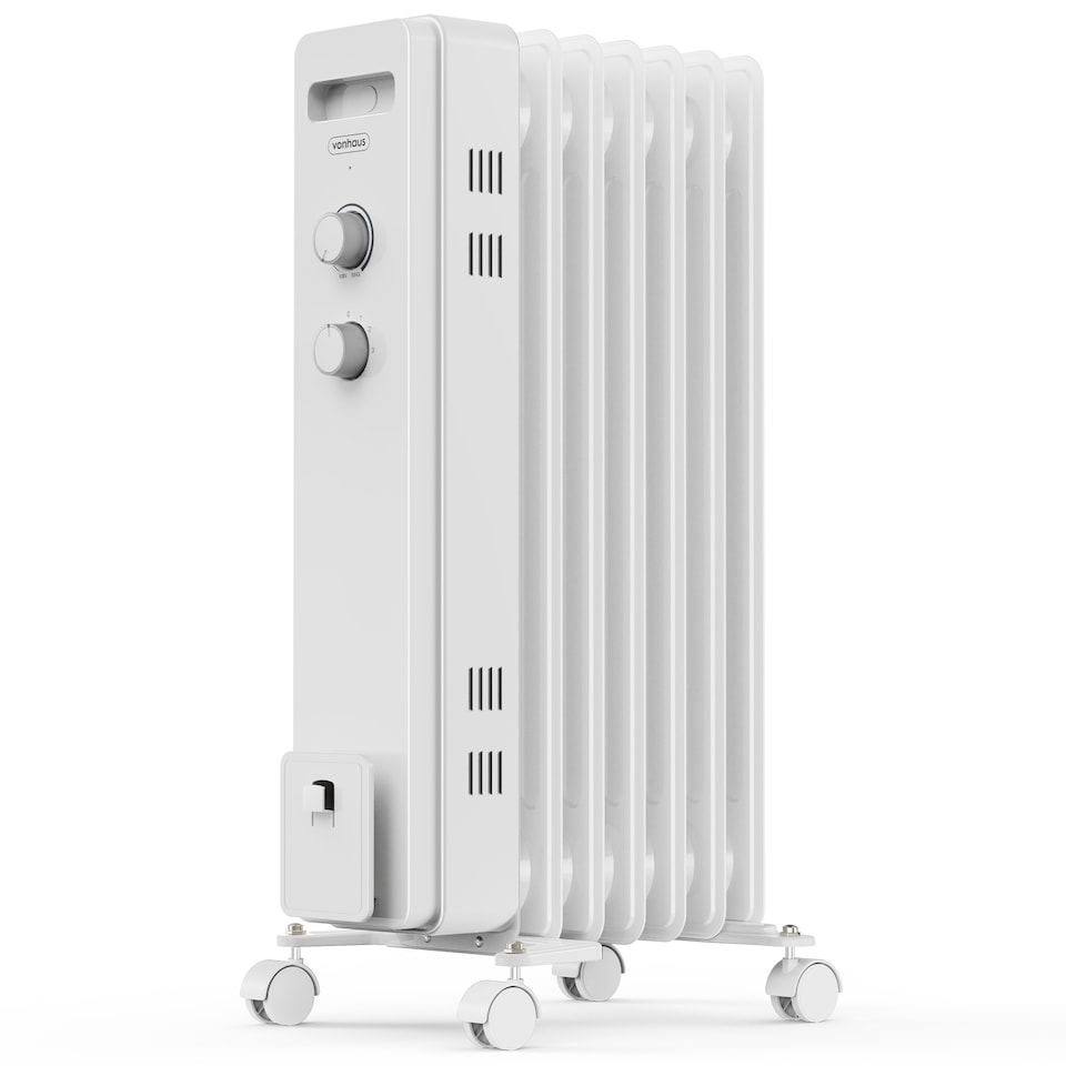 image 1 of VonHaus Oil Filled Radiator 7 Fin Portable Electric Heater