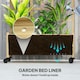 image 6 of Outsunny Wooden Trellis Planter, Raised Garden Bed with Wheels, Natural