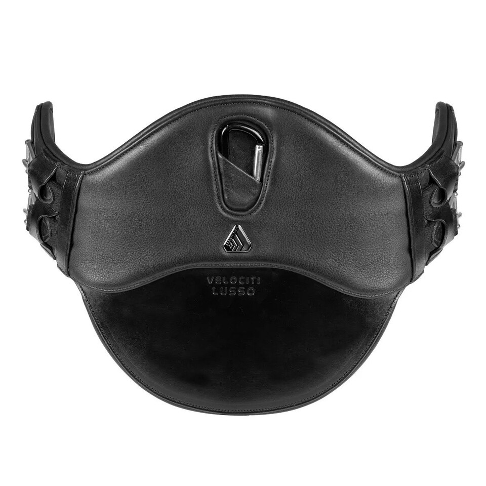 Velociti Lusso Short Horse Stud Girth - Black - 28in