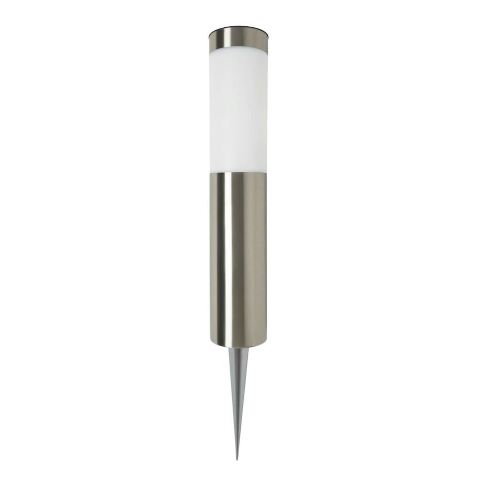 image 1 of BHS Nashi LED Outdoor Solar Spike Light, Silver | Silver | Silver | 1