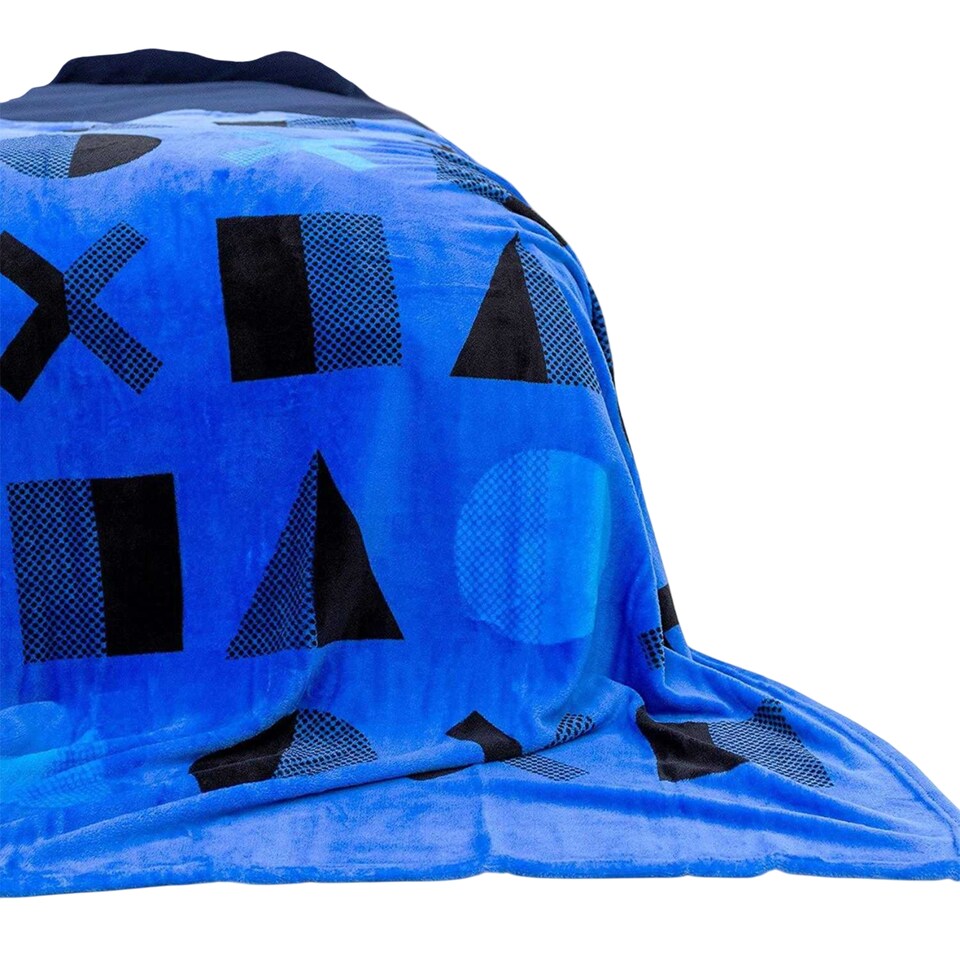 image 1 of Playstation Fleece Dot Blanket