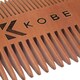 image 6 of Kobe Pro Wood Double Sided Beard or Moustache Comb