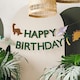 image 2 of Dinosaur Happy Birthday Banner Hanging Party Garland 3m