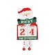 image 1 of Pre-personalised Wood Advent Block Calendar - Over 80 Titles - Ruby