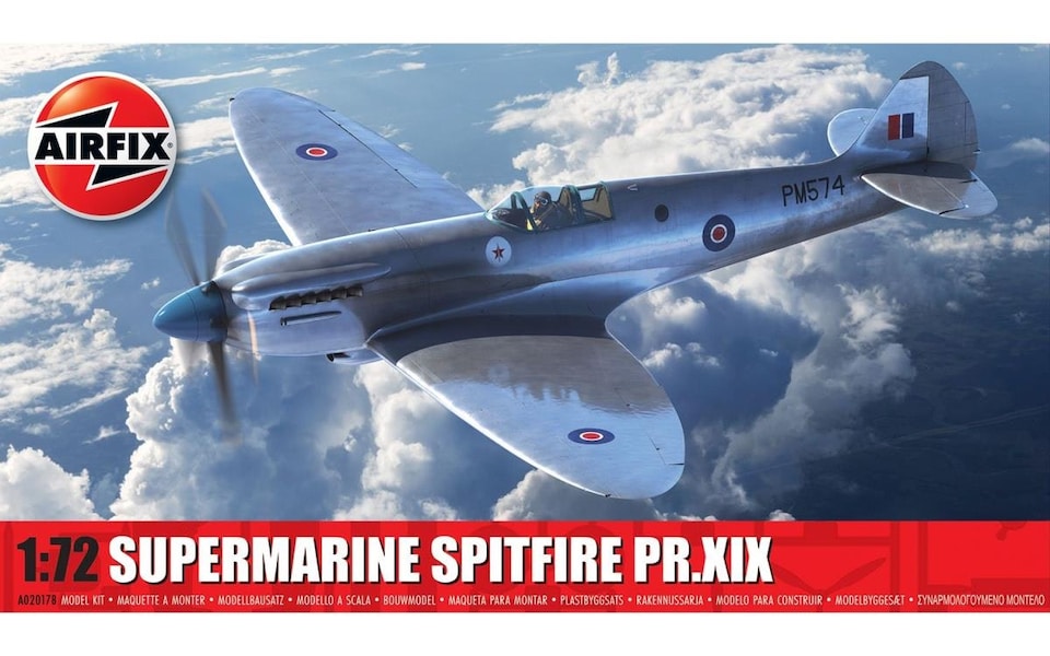 image 1 of Airfix British Supermarine Spitfire PR.XIX (1:72 Scale)