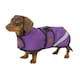 image 2 of Firefoot Dachshund Fleece Lined Outdoor Dog Coat - Purple - M-16cm