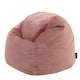 image 1 of icon Kids Aurora Velvet Bean Bag Chair Dusk Pink Childrens Bean Bags Pink