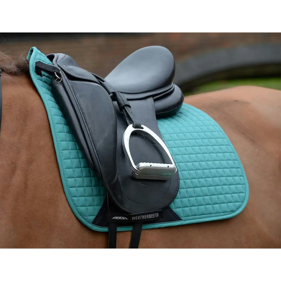 image 1 of Weatherbeeta Prime Dressage Saddle Pad - Green - Pony