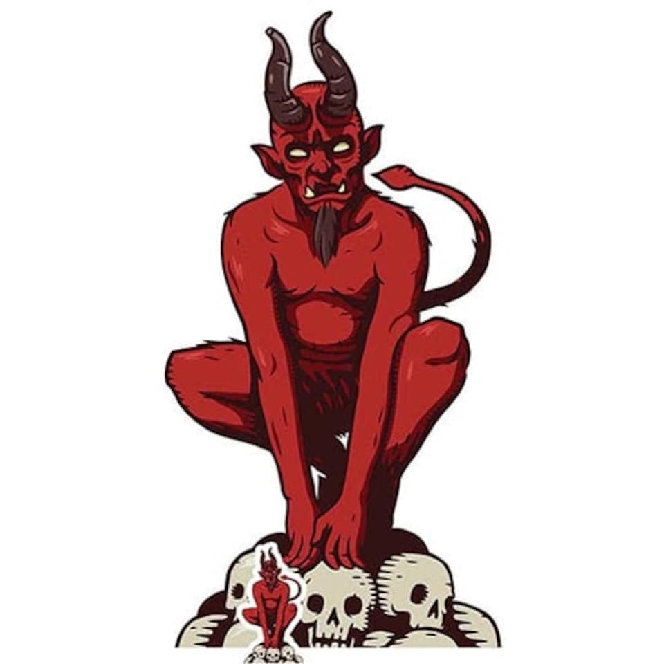 Devil Halloween Lifesize Cardboard Cutout 153cm
