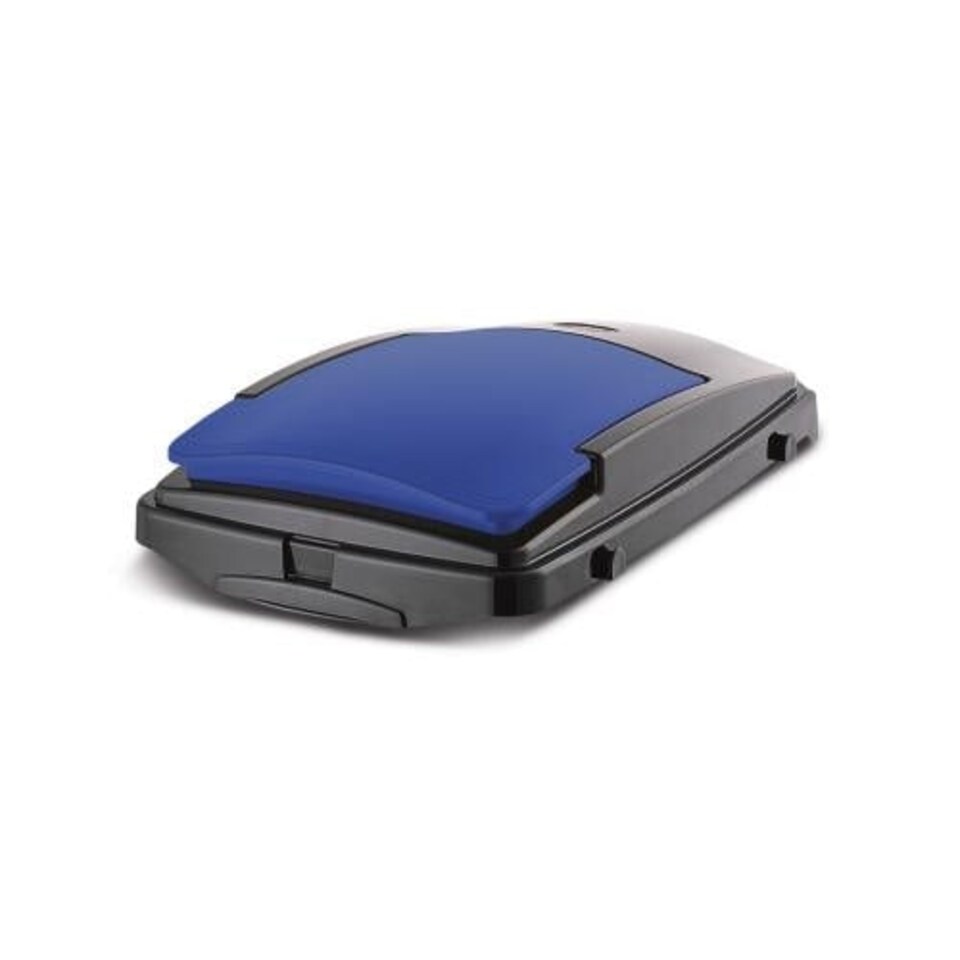 image 1 of Addis 40L Recycling Bin Lid, Blue/Black