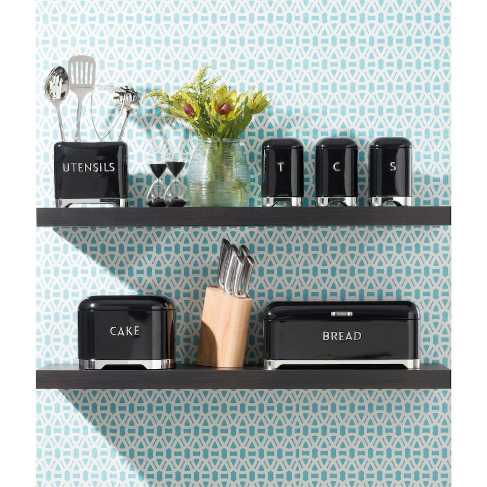 image 1 of Lovello Utensil Holder Black 20x10cm
