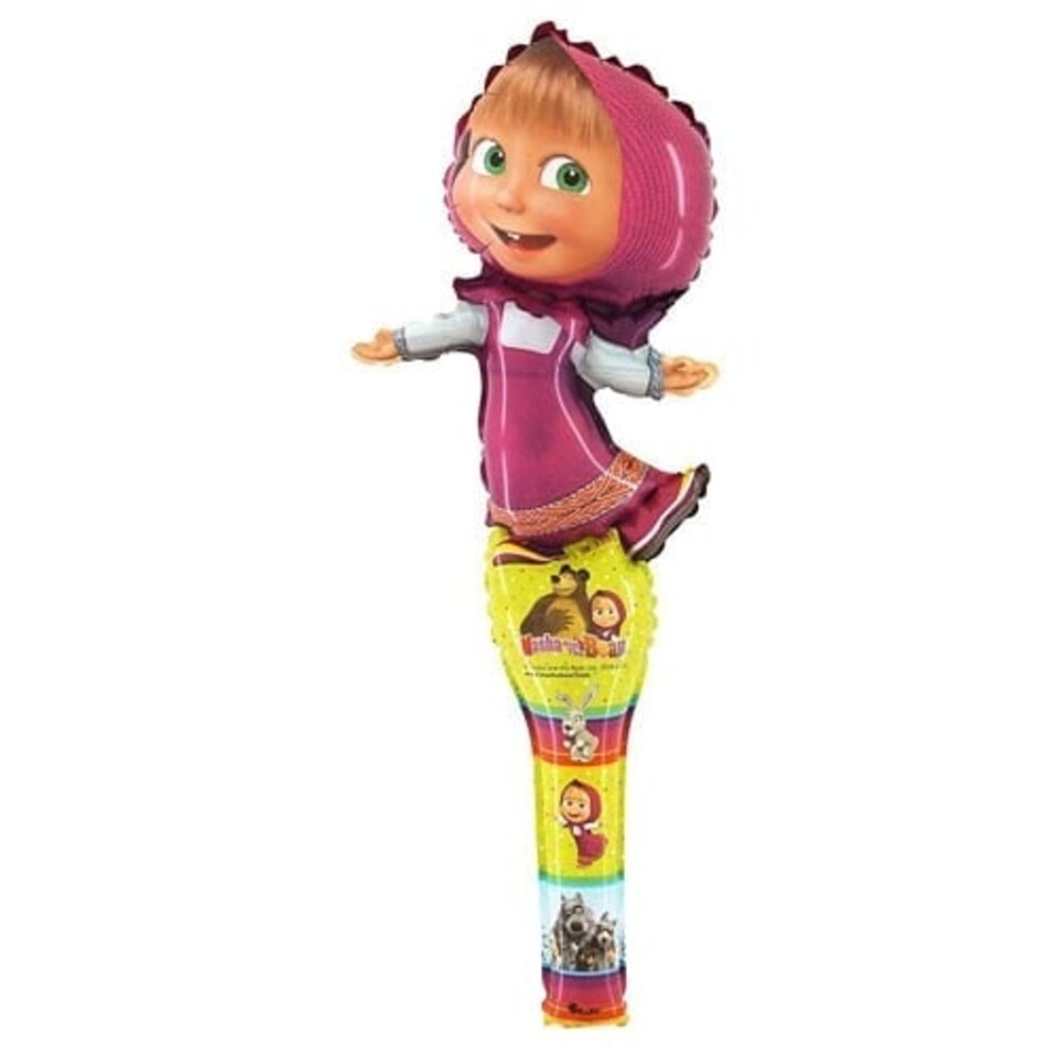 Masha and the Bear Shake Air Fill Foil Balloon 69cm / 27 in