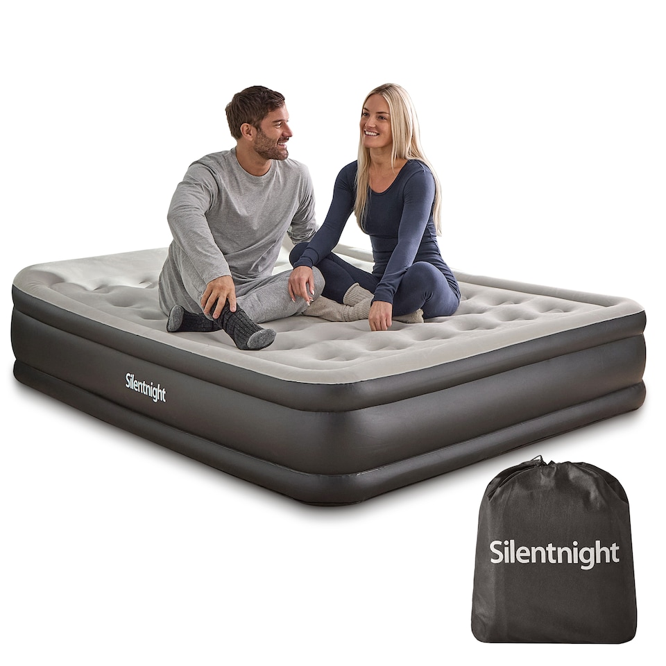 image 1 of Silentnight Deep Sleep Ultimate High-Rise Airbed, Black | Black | King