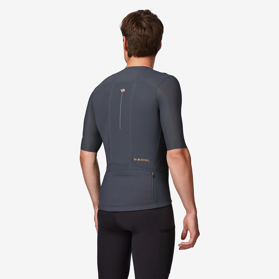 image 1 of Decathlon Unisex short-sleeved road cycling jersey for long distance, EDR ULTRA