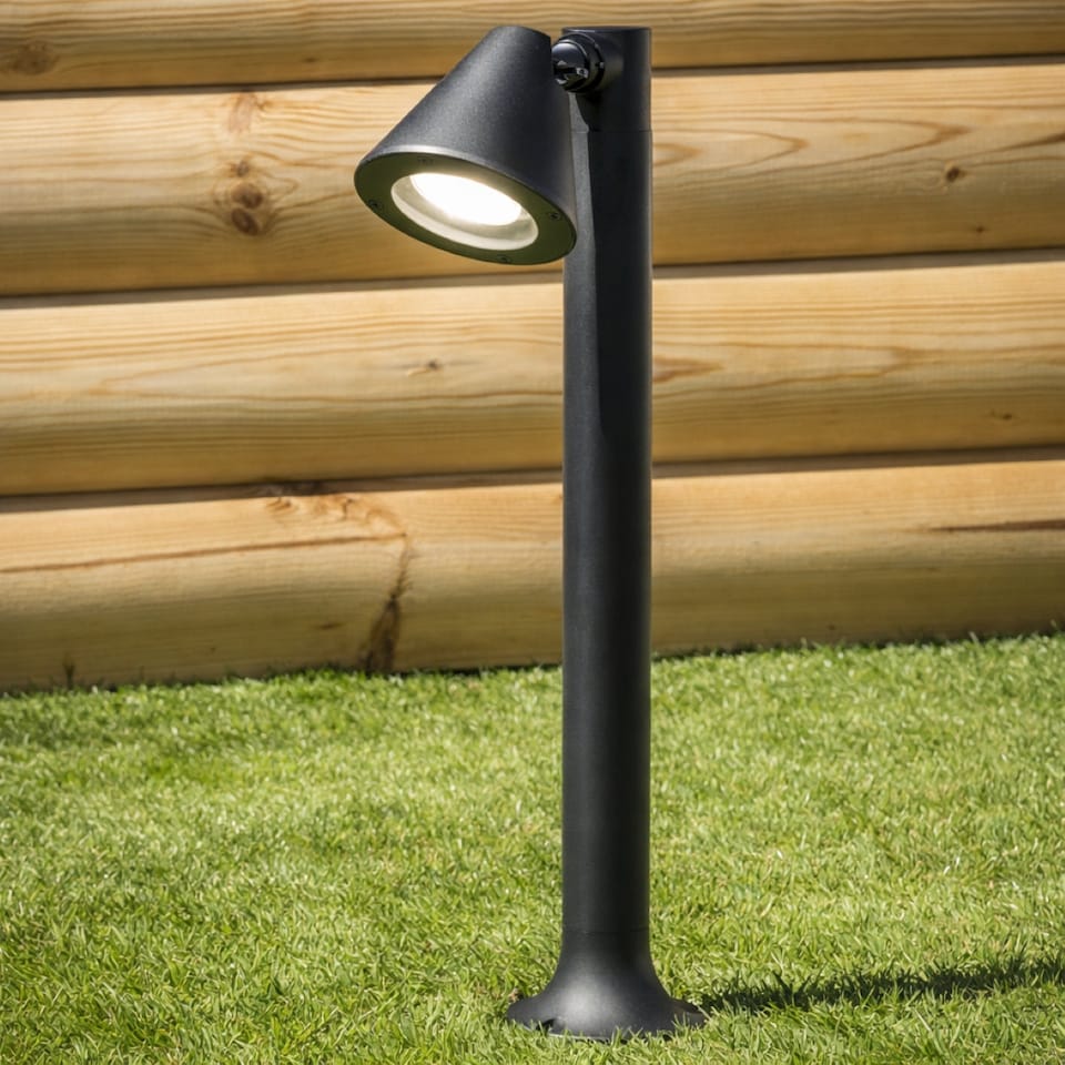 image 1 of CGC MOLLY Anthracite Cone Medium Post Light