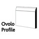 image 2 of PACK OF 10 (Total 10 Units) - 18mm x 119mm White Primed Ovolo 13 MDF Skirting Board - 4400mm Length