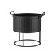 image 1 of Black Plant Pot - 46 cm (H) x 32 cm (Dia)