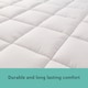 image 4 of Sealy Luxury Anti-Allergy Mattress Topper, Super King | White | 1