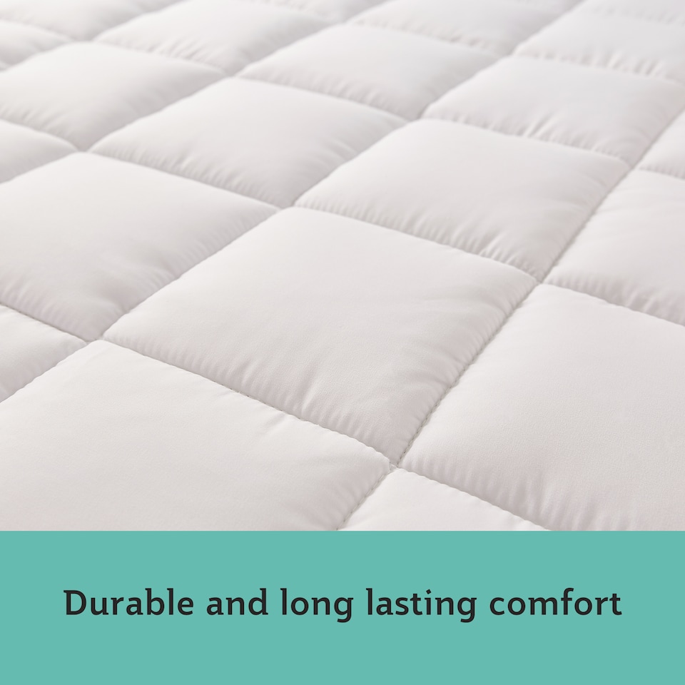 image 1 of Sealy Luxury Anti-Allergy Mattress Topper, Super King | White | 1