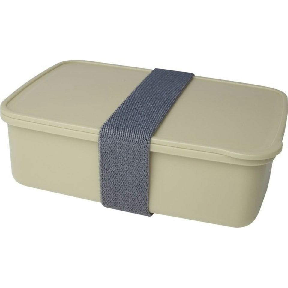 image 1 of Seasons Dovi Plastic Lunch Box - Beige - 6cm x 19cm x 13cm