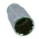 image 3 of 3/8" Drive Double Deep Metric MM Sockets 12 Sided Bi-Hex 8mm - 24mm 17pc