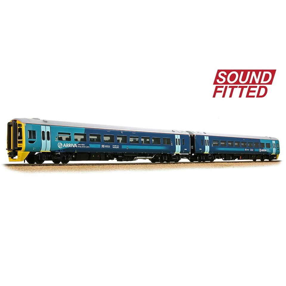 Bachmann Class 158 824 2 Car DMU Arriva Trains Wales (DCC-Sound)