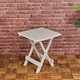 image 2 of Small Foldable Collapsible Garden Patio Camping Table | White | 1