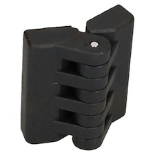 Polyamide Hinge Plastic 64x65mm Concealed Fixing Door Locker Hatch Black