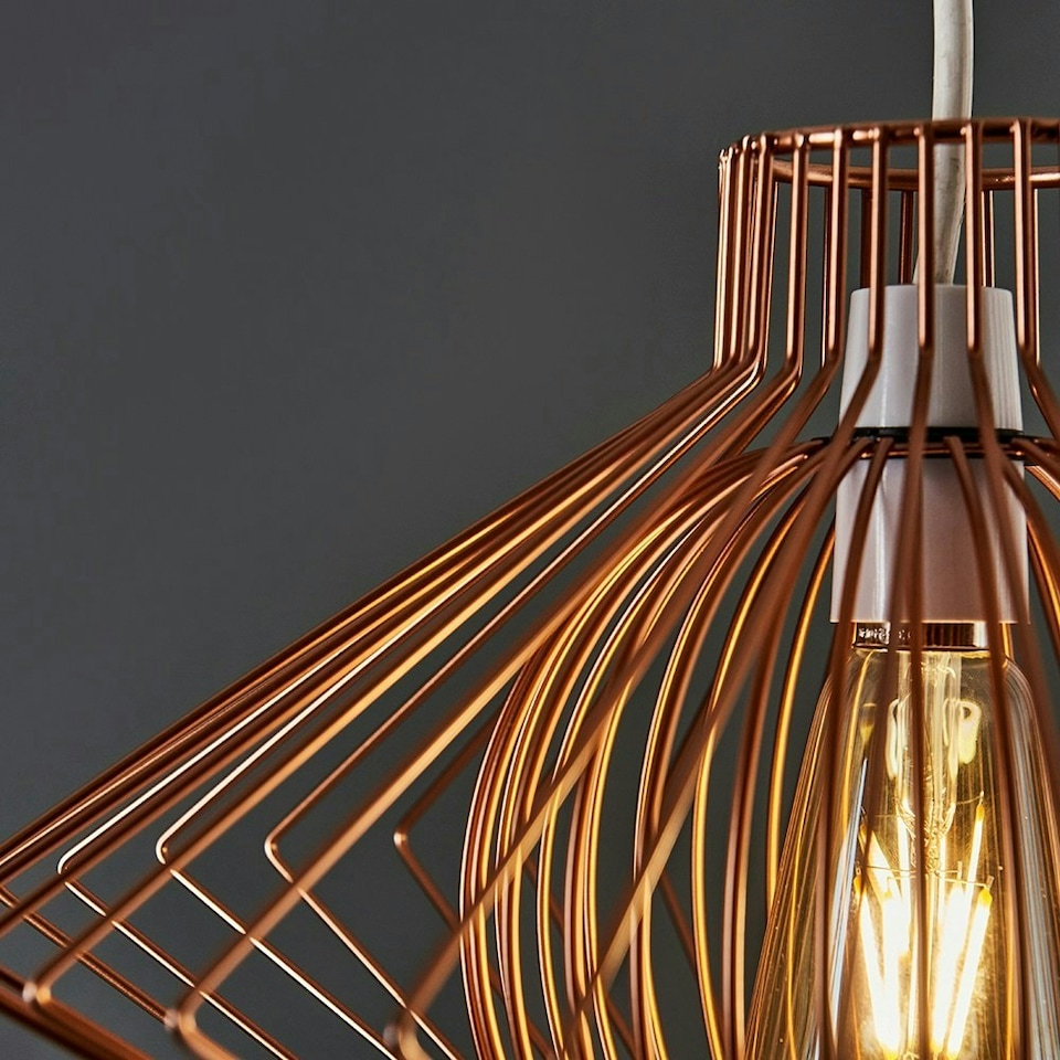 image 1 of ValueLights Sinat Ceiling Light Pendant and LED Bulb