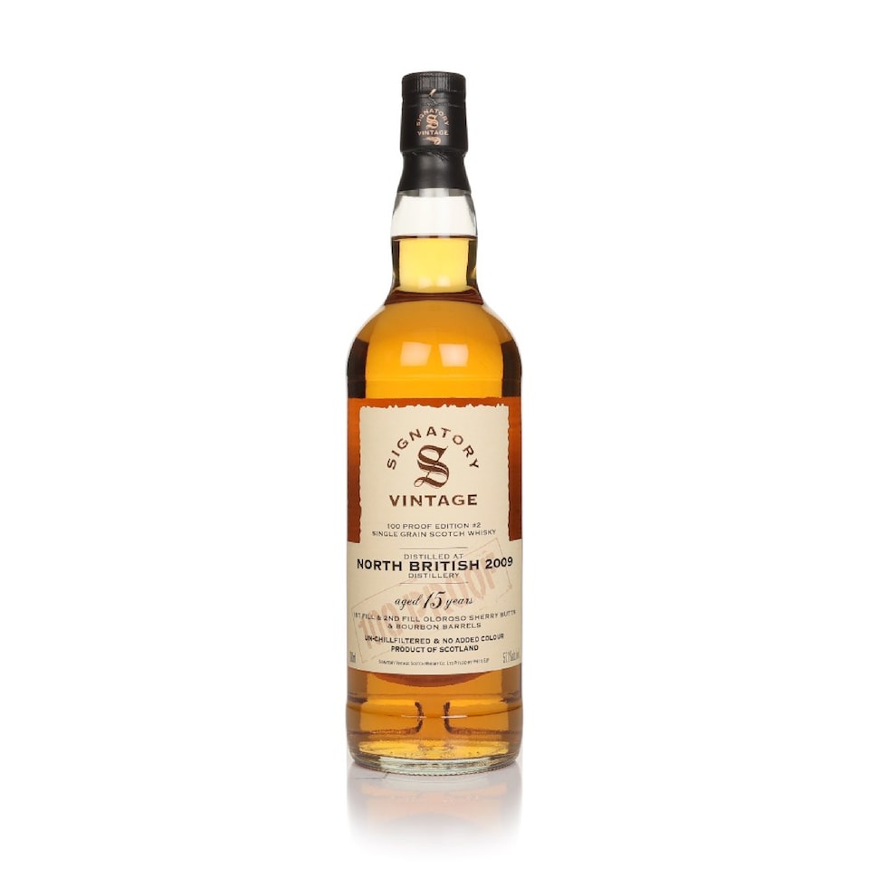 image 1 of North British 15 Year Old 2009 - 100 Proof Grain Edition 2 Signatory