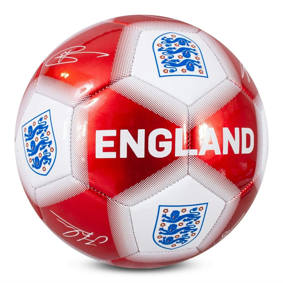 image 1 of England Red Signature Football S5 Blue