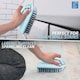 image 9 of Iron Shaped Scrubbing Brush Heavy Duty Stiff Bristle Hand Brush | Multi | Lilac | One Size